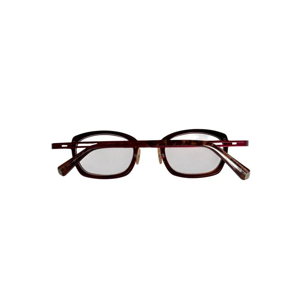 Jean-François Rey JF2754 3090 Beta Titanium Eyeglasses Frames Red Burgundy 45-22